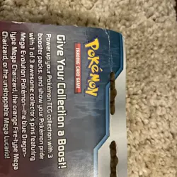 SEALED POKEMON 2014 3-Pack XY FLASHFIRE Blister Booster - Mega Charizard pin - Image 4