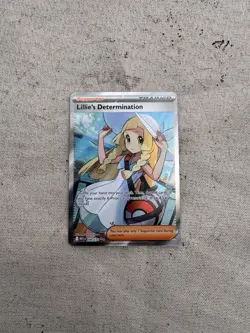 Pokemon Lillie’s Determination 169/132 Holo Trainer Mega Evolutions NM - Image 1