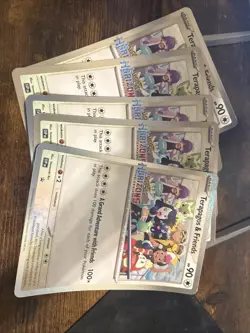 Pokemon Horizon Terapagos and Friends Oversized Jumbo PromoCard English Lot Of 5 - Image 1