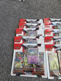 Pokemon TCG: Obsidian Flames 3-Pack Display 10 x triple blisters - Image 3