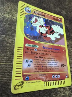Pokemon Arcanine H2/H32 Aquapolis Holo Rare - Image 2