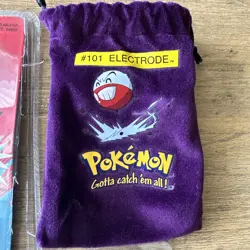 Pokemon Collector Marble Pouche Series 2 #101 Electrode Purple Pouch - Image 3