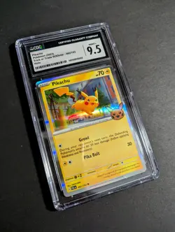 Pikachu 062/193 Holo Trick or Trade 2023 Halloween Stamp Pokemon CGC 9.5 MINT+ - Image 2