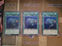 YUGIOH 3X MORAY OF GREED SOVR-EN058 COMMON 1ST/UNLIMITED ED VLP - Image 1