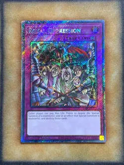 Yugioh Royal Oppression RA04-EN120 Platinum Secret Rare 1st Ed NM - Image 1