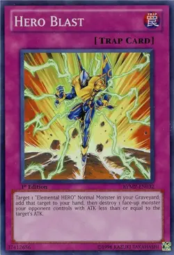 Hero Blast Yu-Gi-Oh! RYMP-EN032 1st Super Rare - Image 1