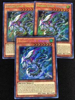 Yugioh Heavenly Zephyr Miradora BLVO-EN029 1ST SECRET X3 (NM) - Image 1