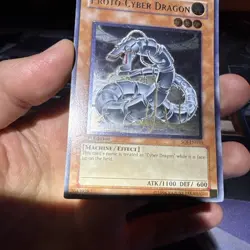 Proto-Cyber Dragon SOI-EN010 Ultimate Rare 1st Edition Lightly Played - Image 3