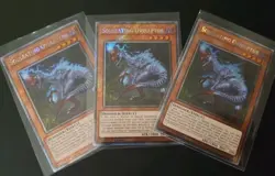 3x Souleating Oviraptor RA04-EN288 Platinum Secret Rare 1st Ed NM Playset Yugioh - Image 1
