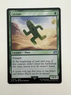 Cactuar MTG Magic the Gathering Card NM Near Mint FIN - Image 1