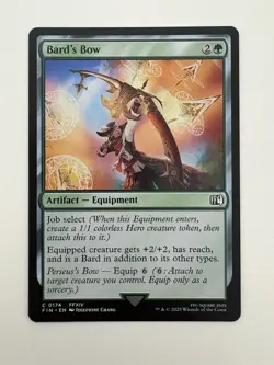 Bard’s Bow MTG Magic the Gathering Card NM Near Mint FIN - Image 1