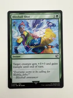 Blitzball Shot MTG Magic the Gathering Card NM Near Mint FIN - Image 1