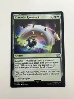 Chocobo Racetrack MTG Magic the Gathering Card NM Near Mint FIN - Image 1