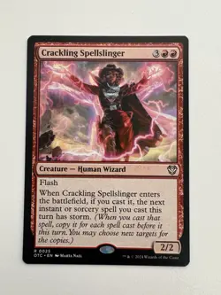 Crackling Spellslinger MTG Magic the Gathering Card NM Near Mint OTC - Image 1
