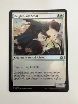 Brightblade Stoat Foil MTG Magic the Gathering Card NM Near Mint BLB - Image 1