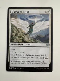 Feather of Flight MTG Magic the Gathering Card NM Near Mint BLB - Image 1
