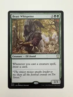 Beast Whisperer MTG Magic the Gathering Card NM Near Mint KHC - Image 1