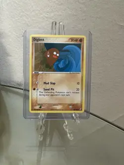 Pokemon TCG Diglett Card 50/100 Crystal Guardians Regular LP - Image 1