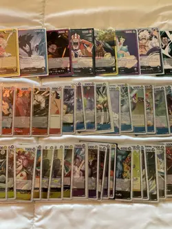 One Piece CCG - 53 Card lot - Misc Leaders and Rares NM - Image 3