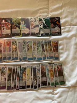 One Piece CCG - 53 Card lot - Misc Leaders and Rares NM - Image 4