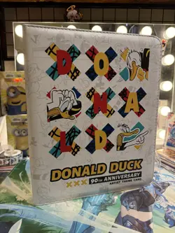 Card Fun Donald Duck 90th Artist Cards Binder Double Sided 9 Pockets US Seller - Image 1