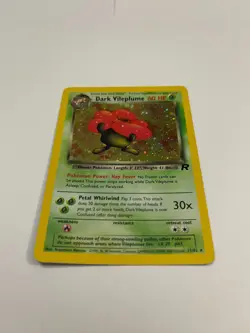 2000 Pokemon Card Team Rocket Dark Vileplume Holo 13/82 Unlimited - Image 3