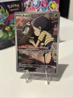 Pokemon TCG Poltchageist Card 171/167 Twilight Masquerade IR NM/MINT - Image 1