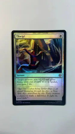 MTG Marvel Spider-Man Thwip! Foil #0020 Magic The Gathering - Image 1