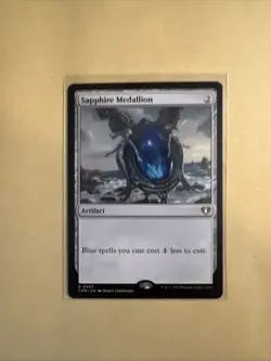 MTG Sapphire Medallion CMM 0407 R NM Regular Rare - Image 1