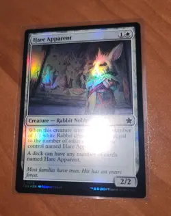Magic MTG Hare Apparent FDN 0015 Foil Common - NM condition - Image 2