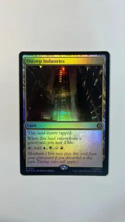 MTG Marvel Spider-Man Oscorp Industries Foil #0182 Magic The Gathering - Image 1