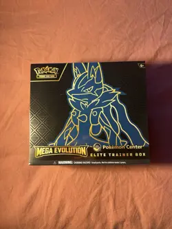 Pokemon Center Mega Evolution Lucario ETB Elite Trainer Box - Image 1