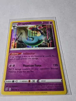 Pokemon Rebel Clash DRAGAPULT Holo 091/192 NM/MT - Image 1