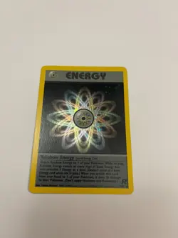 Rainbow Energy 17/82 Pokemon TCG Team Rocket Holo Rare - Image 1