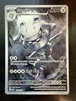 Pokemon Steelix 150/132 Me01: Mega Evolution Holo (NM) - Image 1