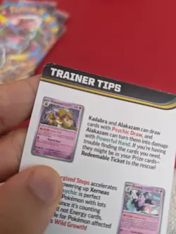 Venusaur (Build & Battle) Trainer Tips Insert Pokemon Mega Evolution Near Mint - Image 3