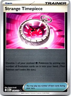 Pokemon - Strange Timepiece 128/132 - Reverse Holo - Mega Evolution - NM/M - Image 1