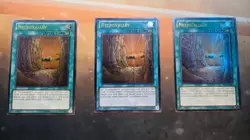 Yugioh Playset (x3) Necrovalley AP04-EN003 Ultimate Rare NM - Image 1