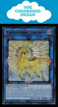 Knightmare Unicorn 25th Anniversary #RA01-EN043 Ultra Rare Yugioh - Image 1