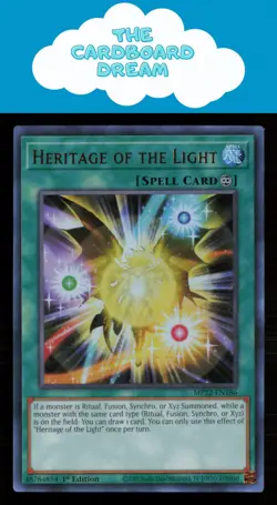 Heritage of the Light 2022 Tin Pharaoh's Gods #MP22-EN186 Ultra Rare Yugioh - Image 1