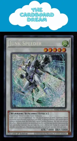 Junk Speeder 25th Anniversary Rarity Collection #RA01-EN032 Super Rare Yugioh - Image 1