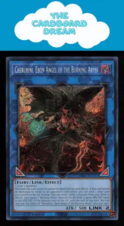 Cherubini Ebon Angel of the Burning Abyss #RA01-EN042 Super Rare Yugioh - Image 1