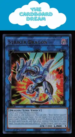 Striker Dragon (UR) 25th Anniversary #RA01-EN046 Ultra Rare Yugioh - Image 1