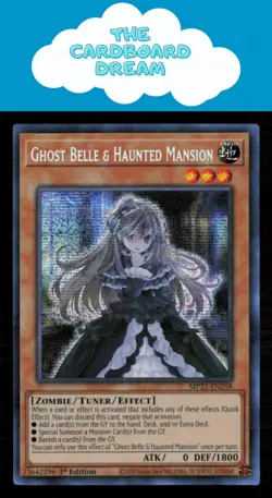 Ghost Belle & Haunted Mansion 2022 Tin of the Pharaoh's Gods #MP22-EN258 Yugioh - Image 1