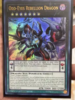 Yugioh! Odd-Eyes Rebellion Dragon BLCR-EN076 Ultra Rare 1st Edition - Image 1
