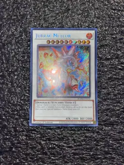 Yugioh! Jurrac Meteor BLMM-EN150 Secret Rare 1st Edition Near Mint - Image 1