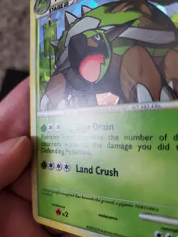 Torterra 10/95 Cracked Ice Holo Pokemon TCG HGSS Unleashed Card Lightly Played - Image 5
