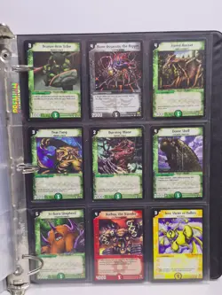 Yu-Gi-Oh All Vintage Binder 270 YGO Cards 40 Duel Masters Cards 35 Binder Pages - Image 5