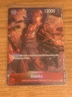 Shanks Alt Art OP06-007 Wings of the Captain One Piece Card Game - Image 1