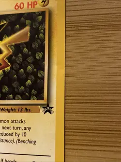 Pikachu Black Star #1 League Promo Pokemon Card Vintage - Image 2